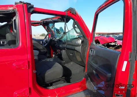 2020 Jeep Wrangler Unlimited Sahara 4X4 from USA, damaged, VIN 1C4HJXEN5LW230101